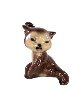Hagen Renaker Angry Bear Cub Baby Miniature Figurine Old Color Variation *CHIP*